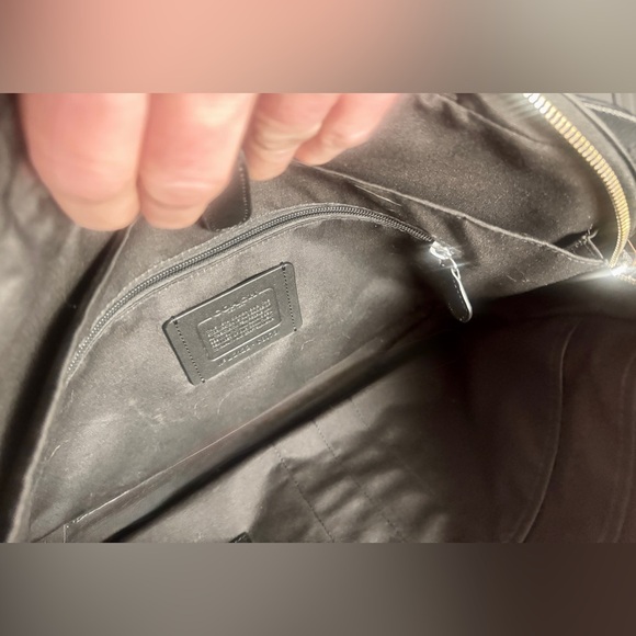 COACH Black Leather Business Bag - Picture 15 of 16